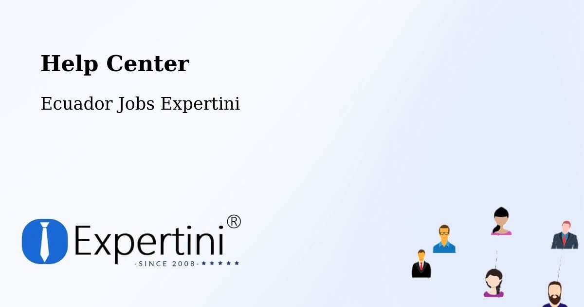 Help Center – Manta - Ecuador Jobs Expertini